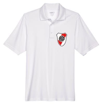 River Plate Argentina Coat Of Arms Men's Origin Performance Pique Polo