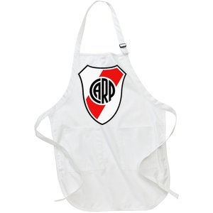 River Plate Argentina Coat Of Arms Full-Length Apron With Pockets