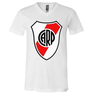 River Plate Argentina Coat Of Arms V-Neck T-Shirt