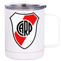 River Plate Argentina Coat Of Arms 12 oz Stainless Steel Tumbler Cup