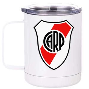 River Plate Argentina Coat Of Arms 12 oz Stainless Steel Tumbler Cup