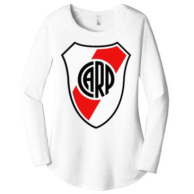 River Plate Argentina Coat Of Arms Women's Perfect Tri Tunic Long Sleeve Shirt