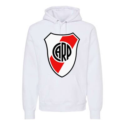 River Plate Argentina Coat Of Arms Premium Hoodie