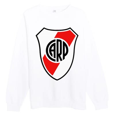 River Plate Argentina Coat Of Arms Premium Crewneck Sweatshirt