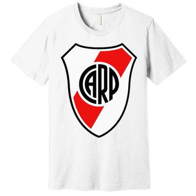 River Plate Argentina Coat Of Arms Premium T-Shirt