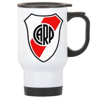 River Plate Argentina Coat Of Arms Stainless Steel Travel Mug