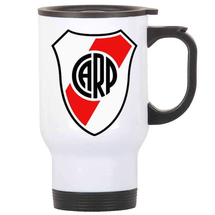 River Plate Argentina Coat Of Arms Stainless Steel Travel Mug