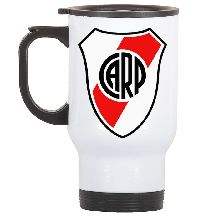 River Plate Argentina Coat Of Arms Stainless Steel Travel Mug