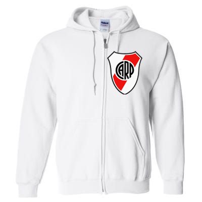 River Plate Argentina Coat Of Arms Full Zip Hoodie