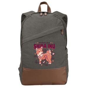 Red Panda Anatomy Cotton Canvas Backpack