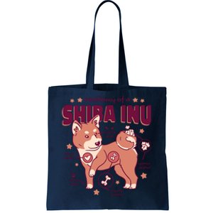 Red Panda Anatomy Tote Bag