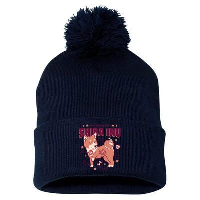 Red Panda Anatomy Pom Pom 12in Knit Beanie