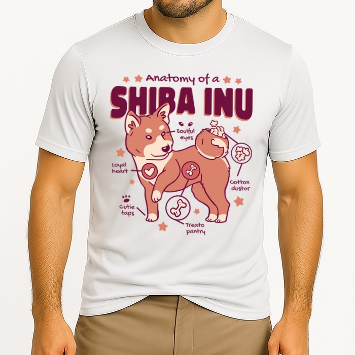 Red Panda Anatomy Performance Shirt