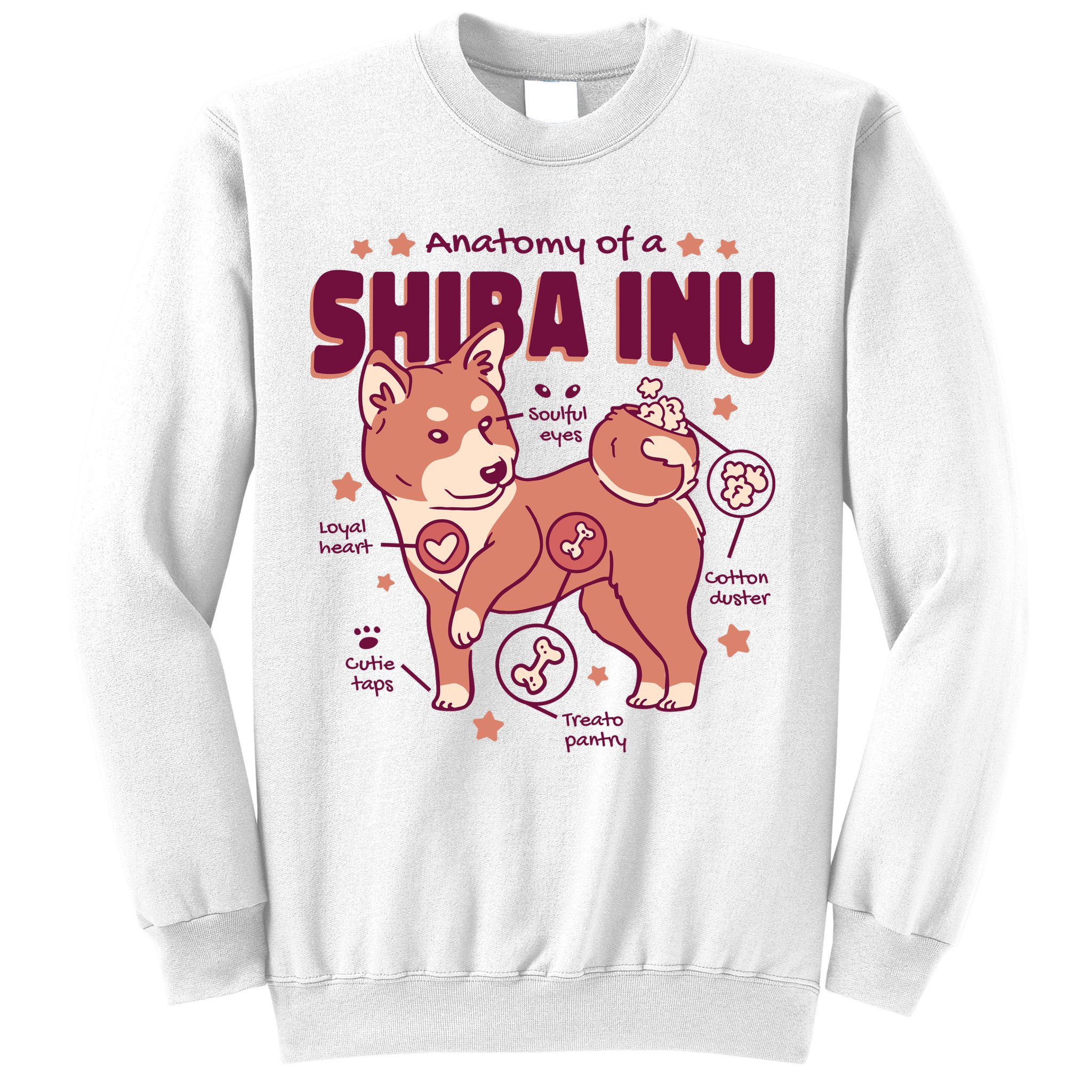 Red Panda Anatomy Sweatshirt