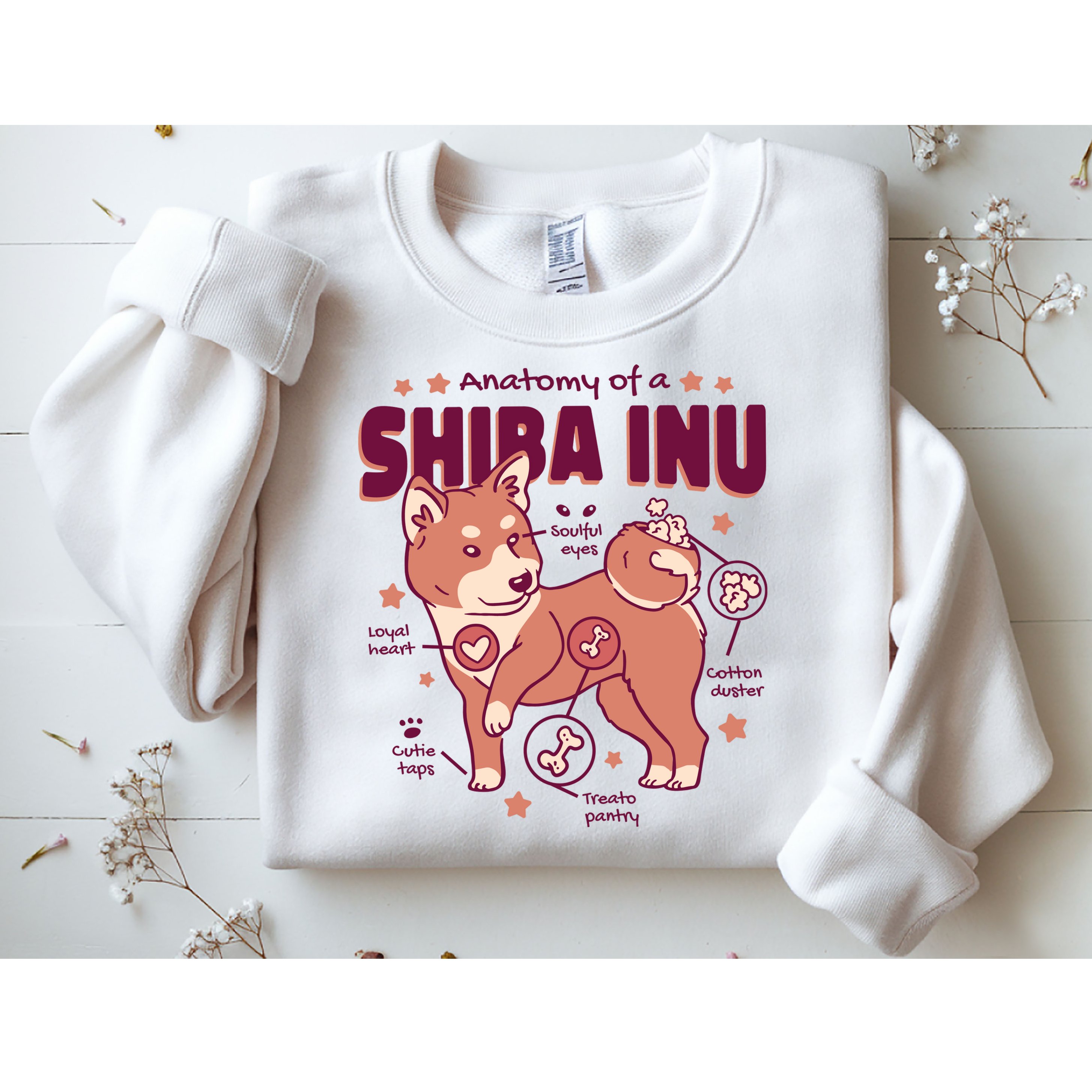 Red Panda Anatomy Sweatshirt