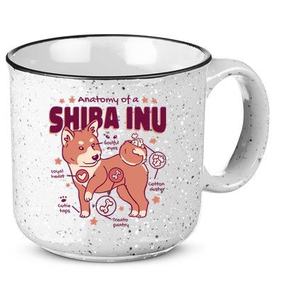 Red Panda Anatomy 15oz Campfire Ceramic Mug