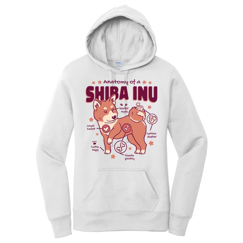 Red Panda Anatomy Women's Pullover Hoodie