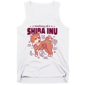 Red Panda Anatomy Tank Top