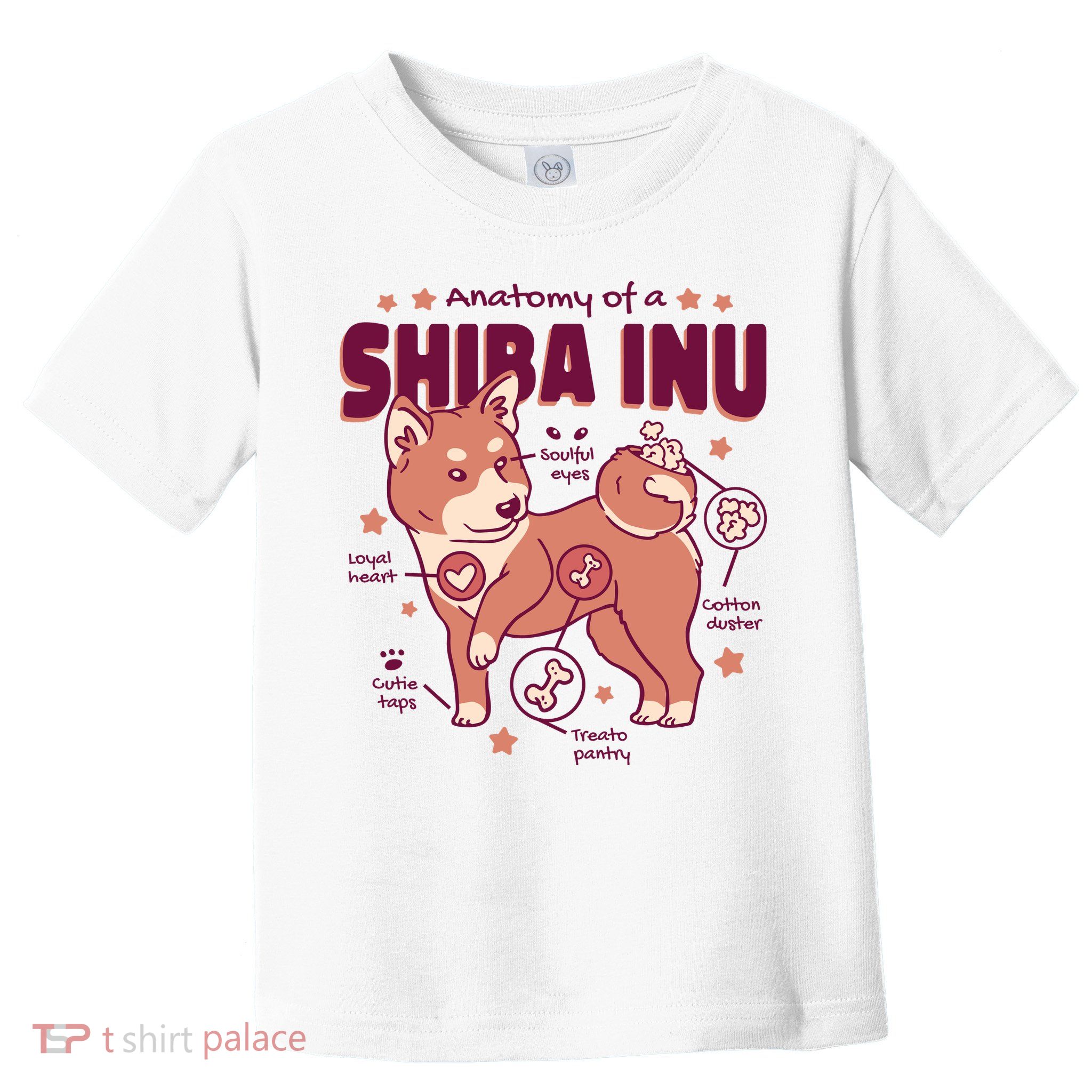 Red Panda Anatomy Toddler T-Shirt