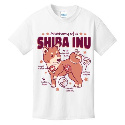 Red Panda Anatomy Kids T-Shirt