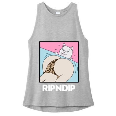 Ripndip Peaches And Nerm Ladies PosiCharge Tri-Blend Wicking Tank