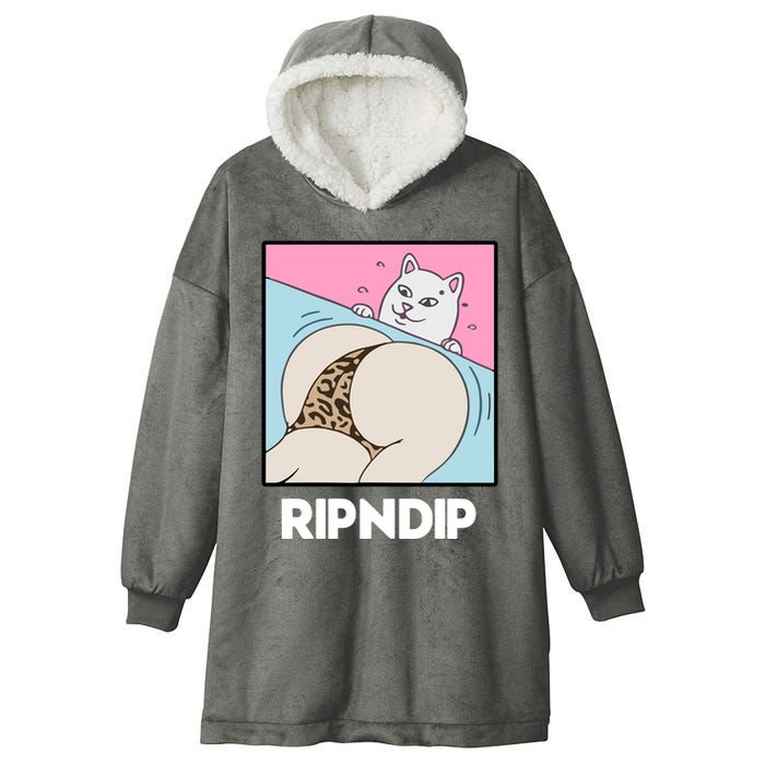 Ripndip Peaches And Nerm Hooded Wearable Blanket
