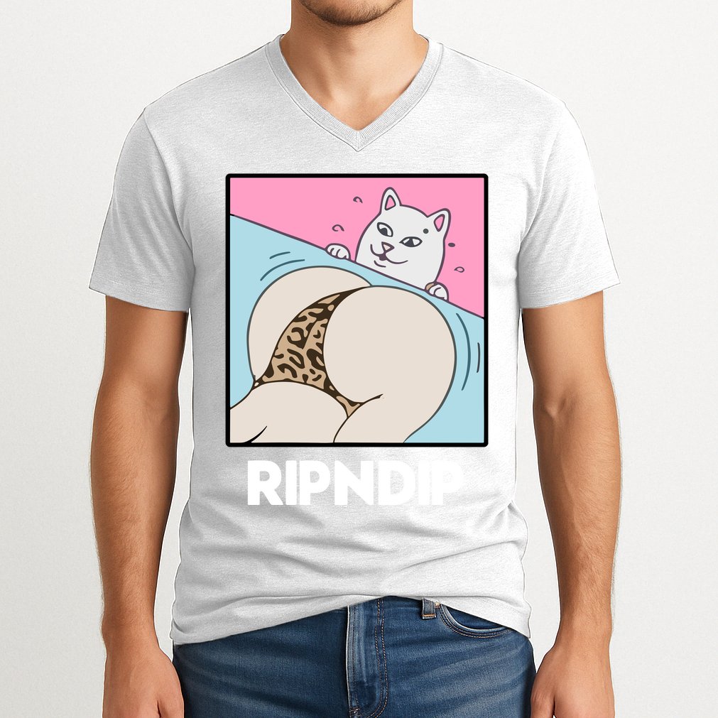 Ripndip Peaches And Nerm V-Neck T-Shirt