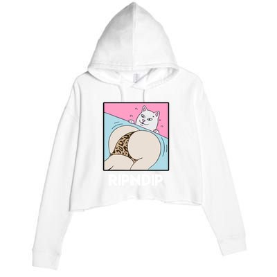Ripndip Peaches And Nerm Crop Fleece Hoodie