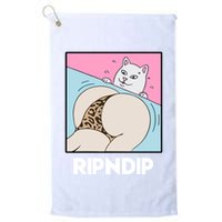 Ripndip Peaches And Nerm Golf Towel