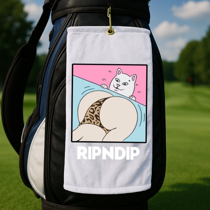 Ripndip Peaches And Nerm Golf Towel