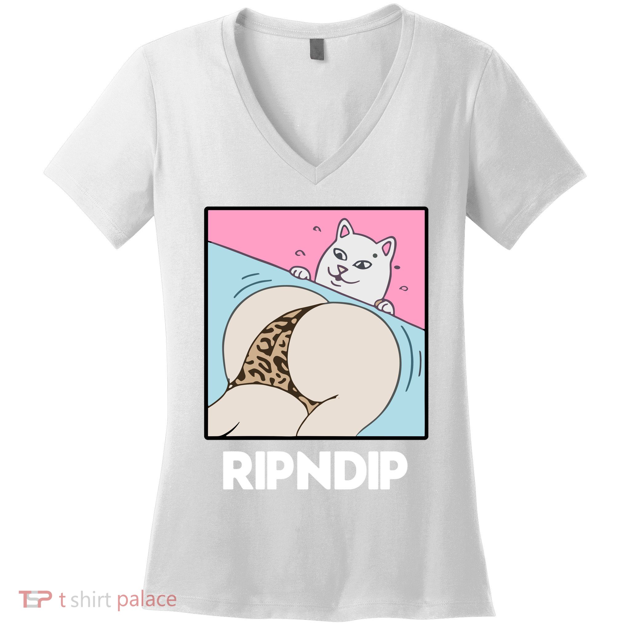 Ripndip Peaches And Nerm Women's V-Neck T-Shirt