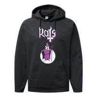 Rat Parent Artwork Dorime Ghost Rat Performance Fleece Hoodie