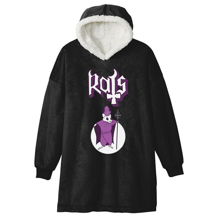 Rat Parent Artwork Dorime Ghost Rat Hooded Wearable Blanket