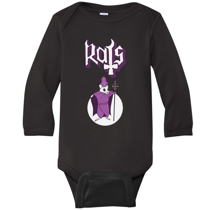 Rat Parent Artwork Dorime Ghost Rat Baby Long Sleeve Bodysuit