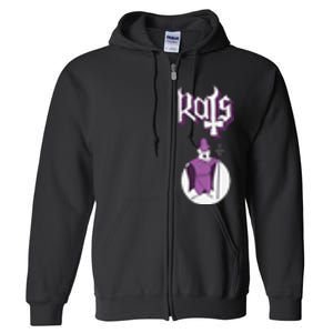 Rat Parent Artwork Dorime Ghost Rat Full Zip Hoodie