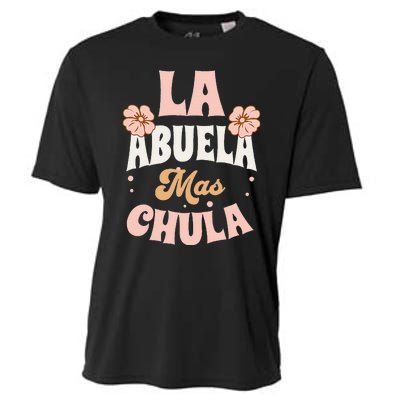 Regalos Para Abuelita La Mas Chula Grandmother In Spanish Cooling Performance Crew T-Shirt