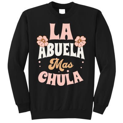 Regalos Para Abuelita La Mas Chula Grandmother In Spanish Sweatshirt