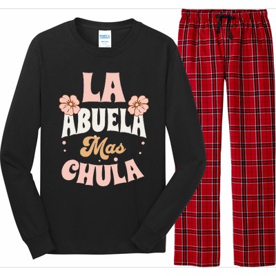 Regalos Para Abuelita La Mas Chula Grandmother In Spanish Long Sleeve Pajama Set