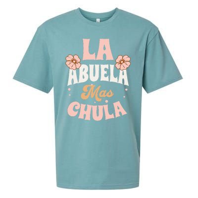 Regalos Para Abuelita La Mas Chula Grandmother In Spanish Sueded Cloud Jersey T-Shirt