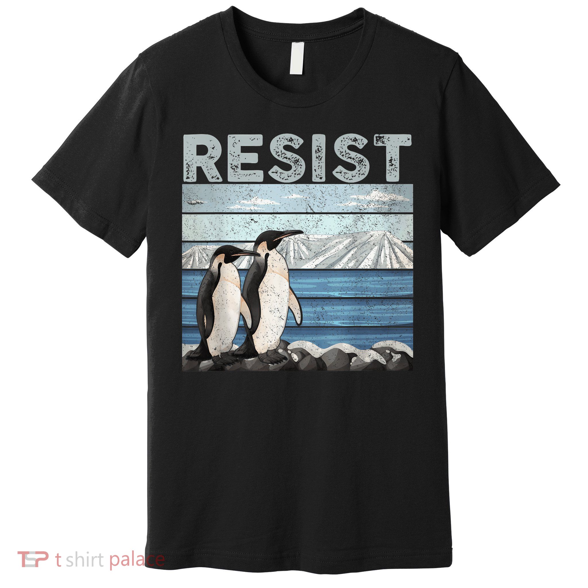 Resist Penguin Activism Premium T-Shirt