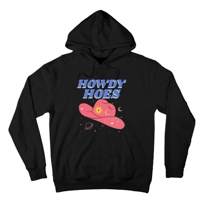 Retro Preppy Aesthetic Cowgirl Rodeo Howdy Hoes Cosmic Hoodie