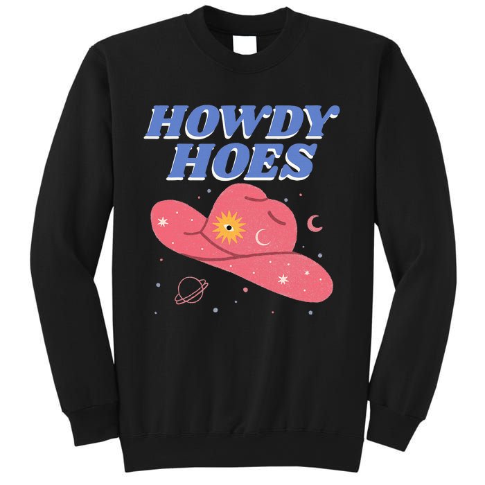 Retro Preppy Aesthetic Cowgirl Rodeo Howdy Hoes Cosmic Sweatshirt