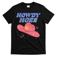 Retro Preppy Aesthetic Cowgirl Rodeo Howdy Hoes Cosmic T-Shirt