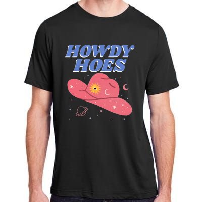 Retro Preppy Aesthetic Cowgirl Rodeo Howdy Hoes Cosmic Adult ChromaSoft Performance T-Shirt