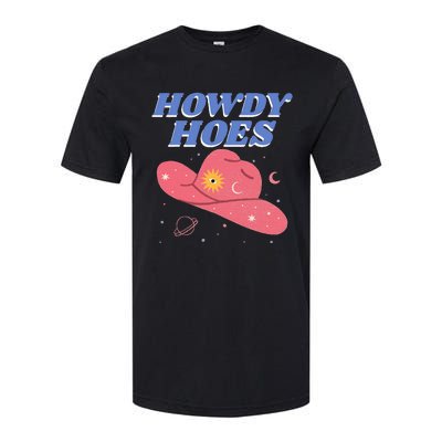 Retro Preppy Aesthetic Cowgirl Rodeo Howdy Hoes Cosmic Softstyle CVC T-Shirt