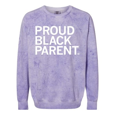 Raygun Proud Black Parent Colorblast Crewneck Sweatshirt