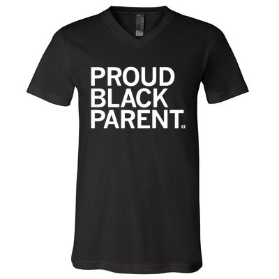 Raygun Proud Black Parent V-Neck T-Shirt