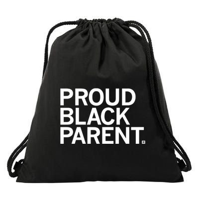 Raygun Proud Black Parent Drawstring Bag