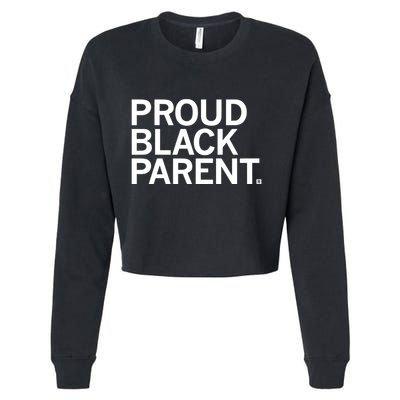 Raygun Proud Black Parent Cropped Pullover Crew