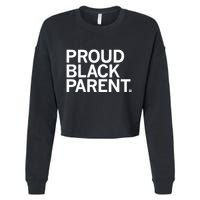 Raygun Proud Black Parent Cropped Pullover Crew